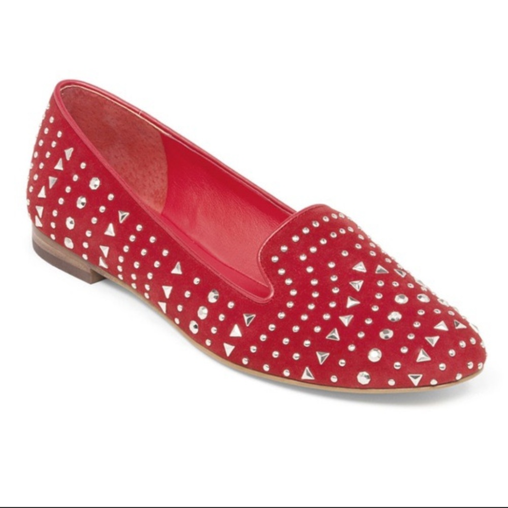 BCBGeneration Fella Red Studded Slide